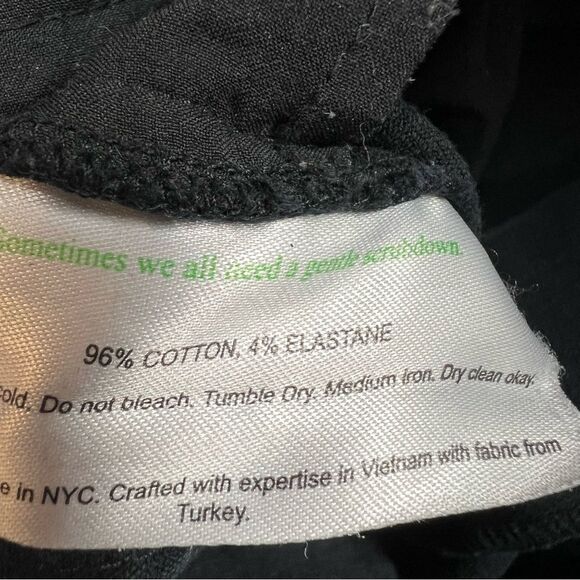 MM Lafleur Sammataro Jean Pants Ankle Stretch Black Minimalist Sz 4 #SMS1BLK - Picture 8 of 12